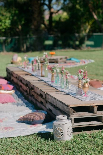 banquete boho 