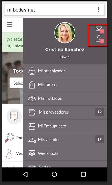 Mensajes privados 