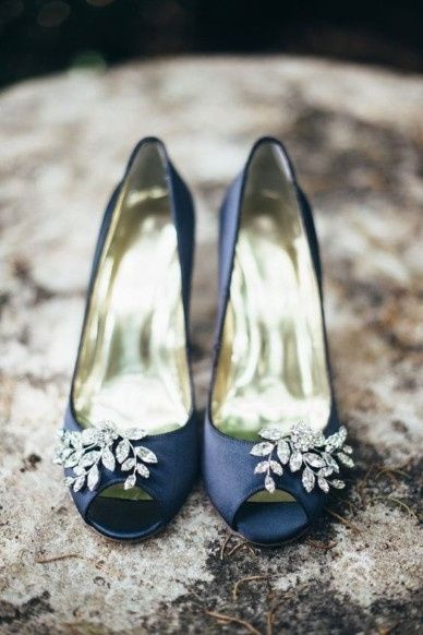 zapatos azules 