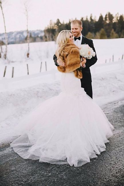 "Chaquetas" para novias invernales 13