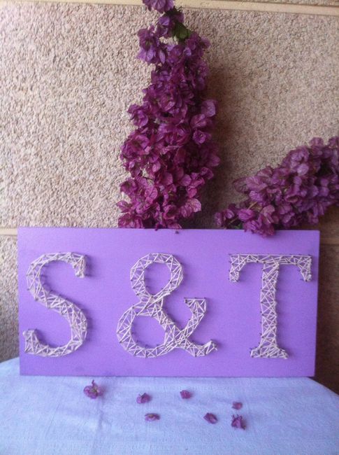 DIY con letras de cuerda