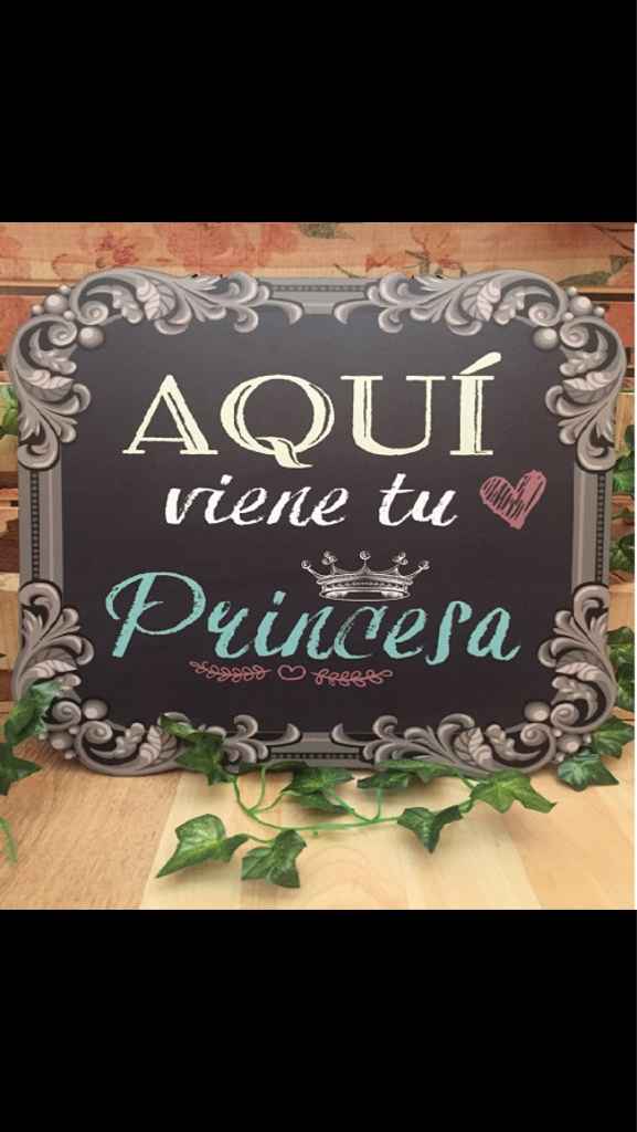 Carteles ya viene la novia - 1