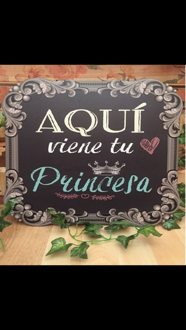 Carteles ya viene la novia - 1