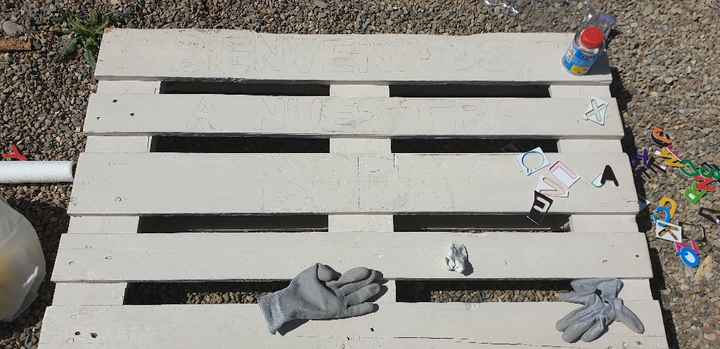Flechas con palet y bienvenida - 2