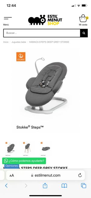 Opiniones accesorio recién nacido trona Stokke steps - 1