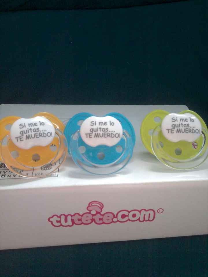 Primeros chupetes de mi bichito