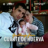 con la peque el año pasado 
