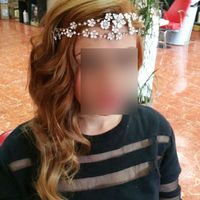 Tiara y ondulado