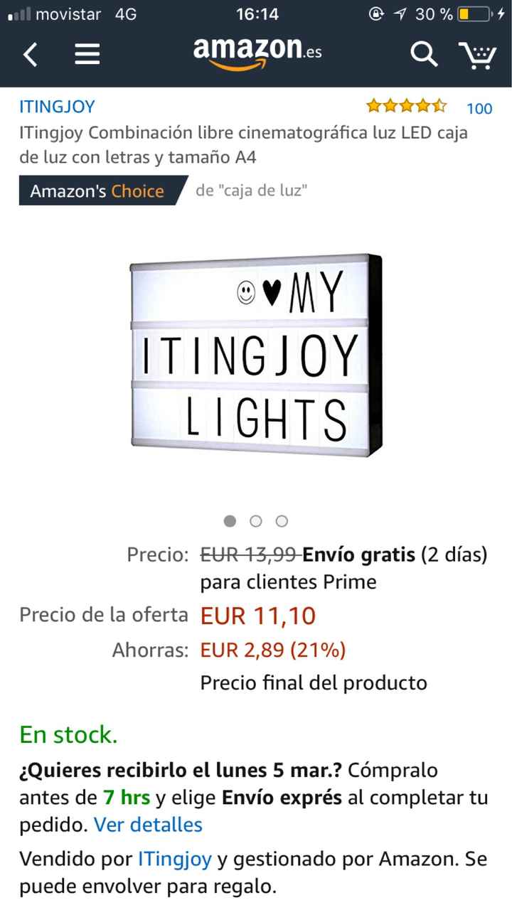 Oferta Día Amazon: Caja de luz - 1