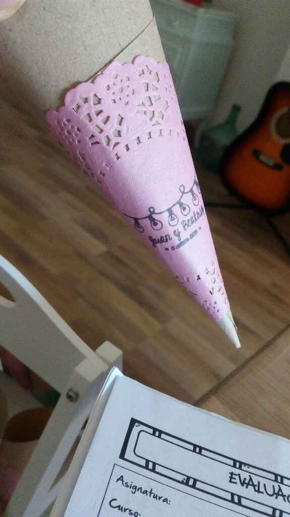 Hacer conos para los pétalos - 1