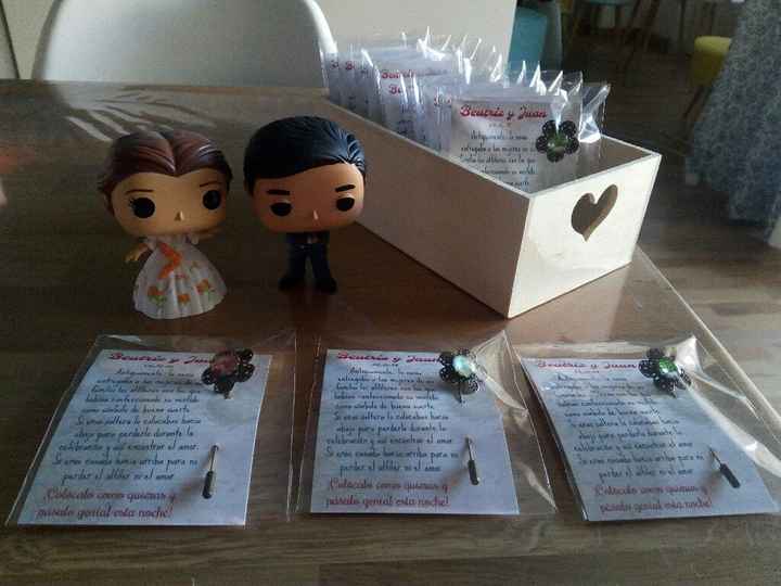 Tarjetas alfileres boda - 1