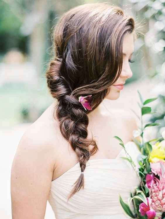 Trenza novia