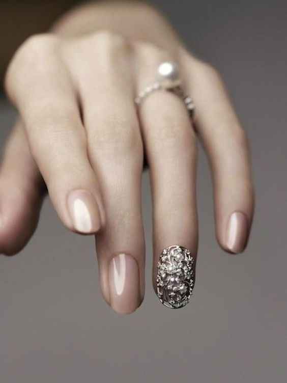 Manicura de novia