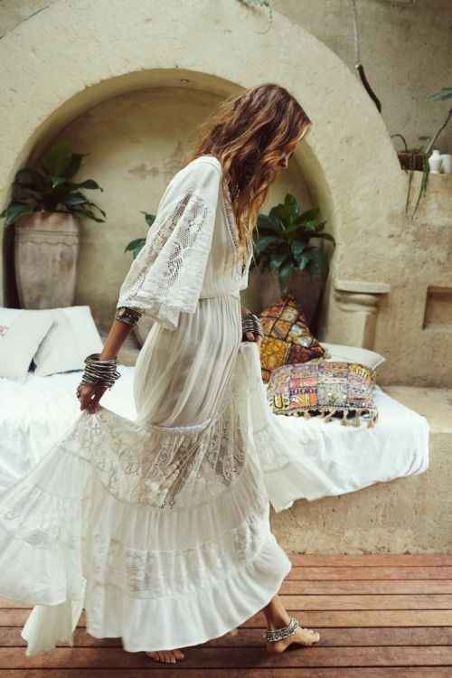 Vestido hippy