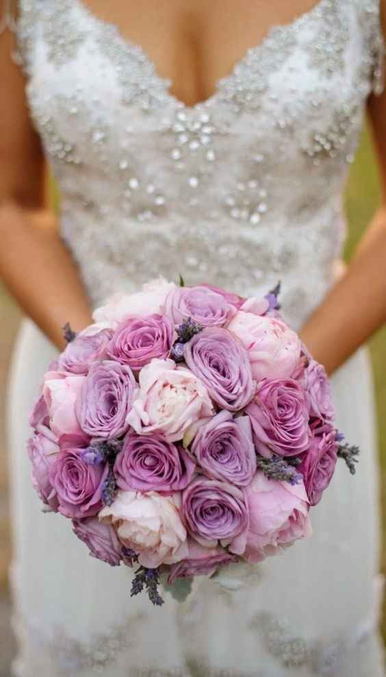 Rosas lilas