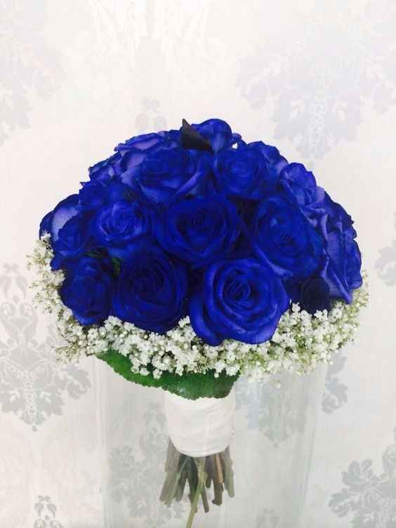 Rosas azules