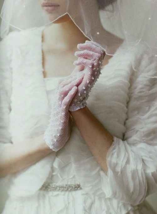 Guantes novia