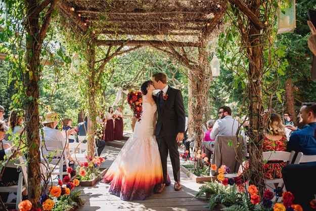 La boda más colorida