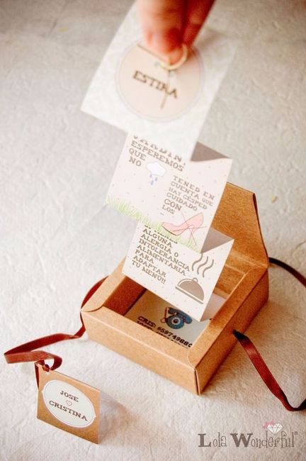 4 invitaciones desplegables ¿Qué te parecen? 1
