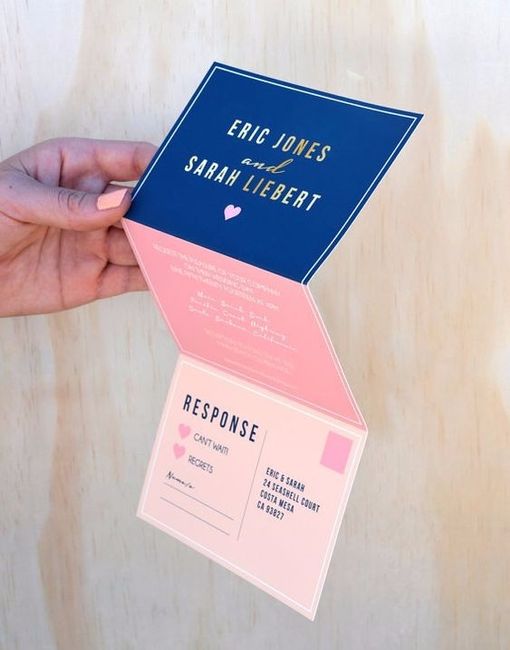 4 invitaciones desplegables ¿Qué te parecen? 2