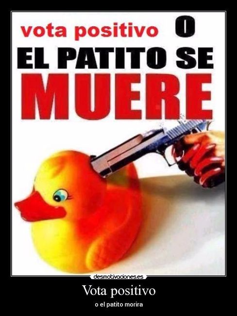 Vota o el pato muere