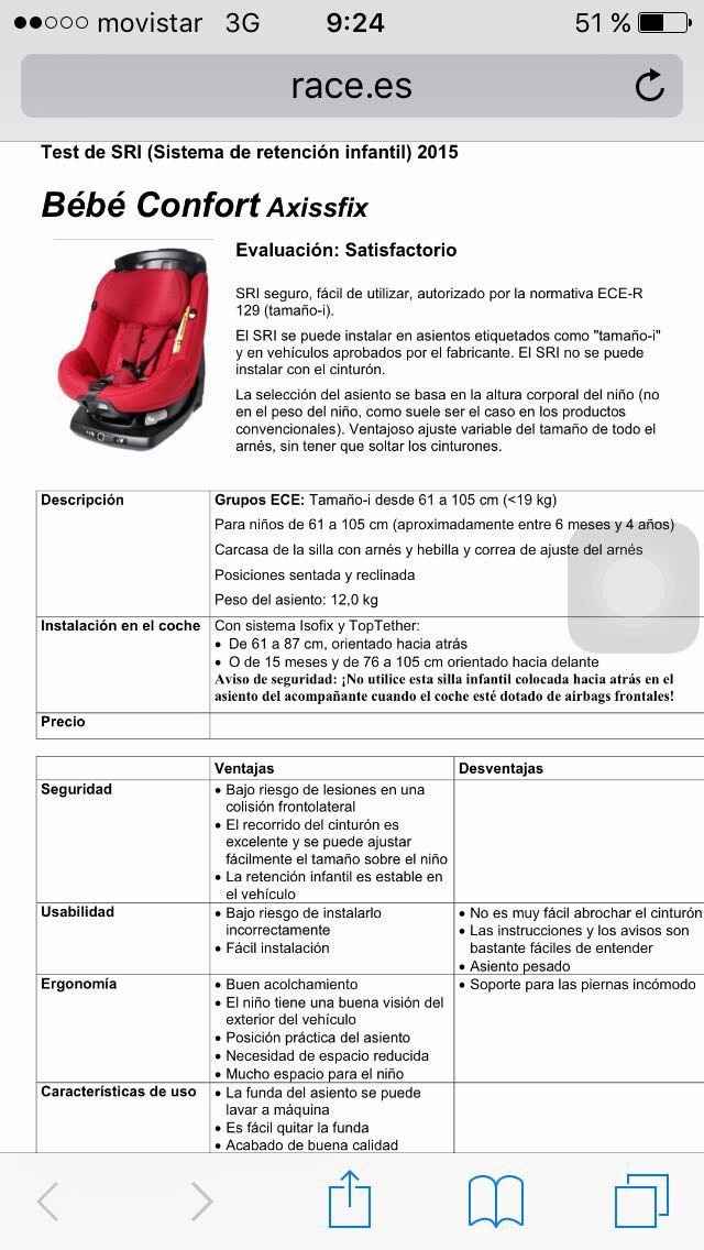 Silla coche