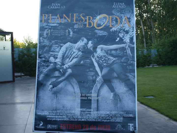 Cartel de nuestra pelicula (nuestra boda)