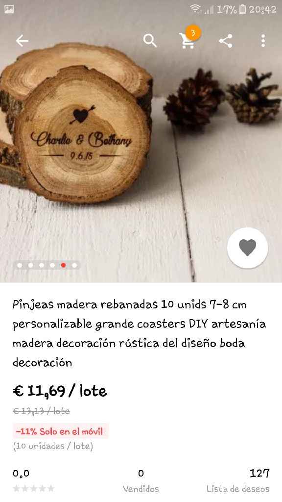 Bases madera grandes para meseros - 1