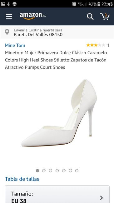 Stiletto blanco imposible de encontrar - 3