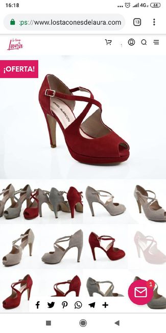 ¿de qué color vais a llevar los zapatos? - 1