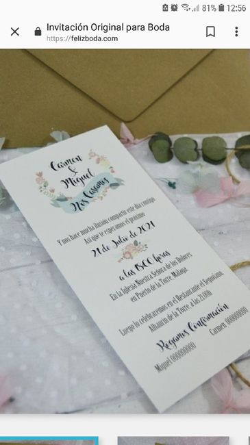 Invitaciones de boda - 1