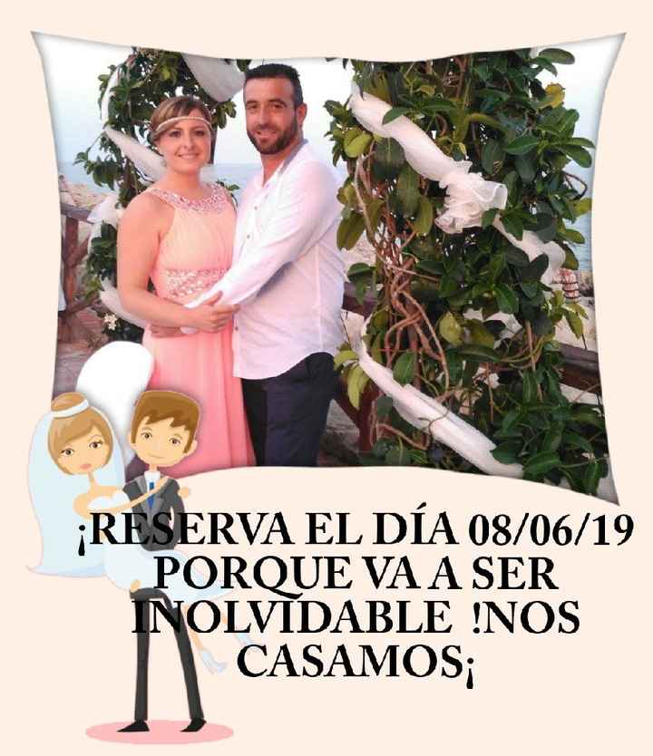 nuestro save the Date!!!😍😍😍😍 - 1
