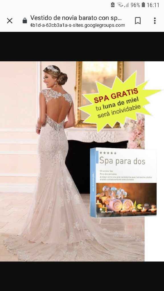 Vestido novia Todo Ceremonias. - 1