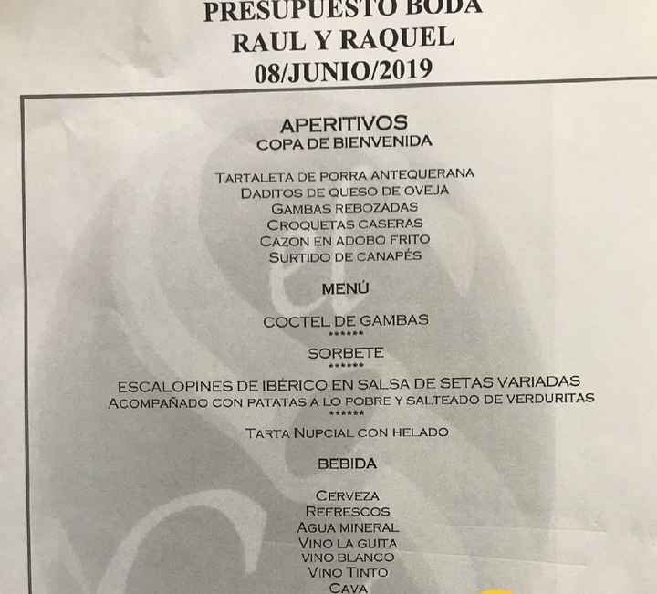 prueba del Menú, Será Suficiente?,ke Opináis?? - 1