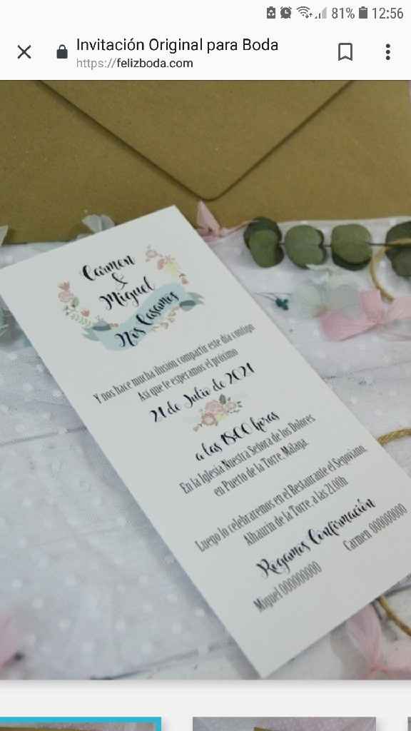 Invitaciones de boda - 1
