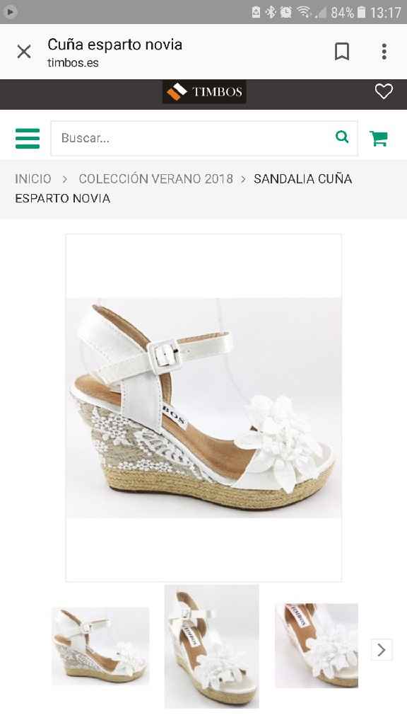 Cuñas de esparto novia - 2