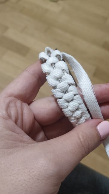 Brazalete artesanal para mi hermana 💜 5