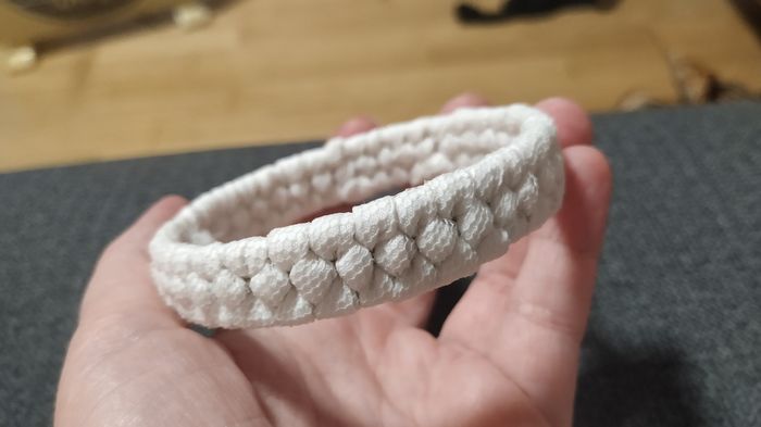 Brazalete artesanal para mi hermana 💜 7