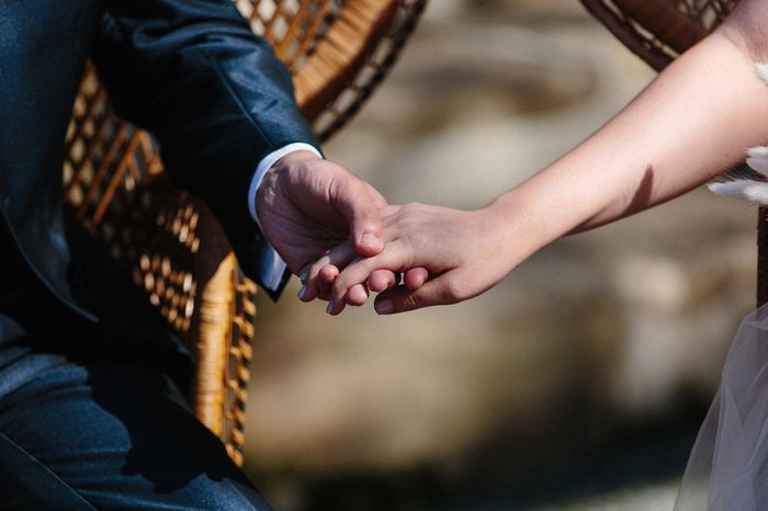 ¿Os cogeréis de la mano durante la ceremonia? 3