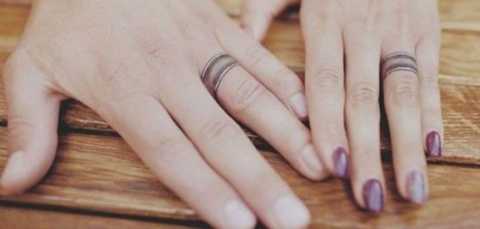 Anillo de boda tatuado 💍💍💍 - 1