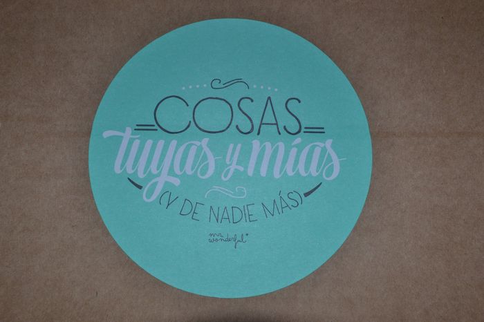 cosas tuyas y mías y de nadie mas