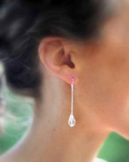 Pendiente Swarovski Crystal Tear Drop Earrings