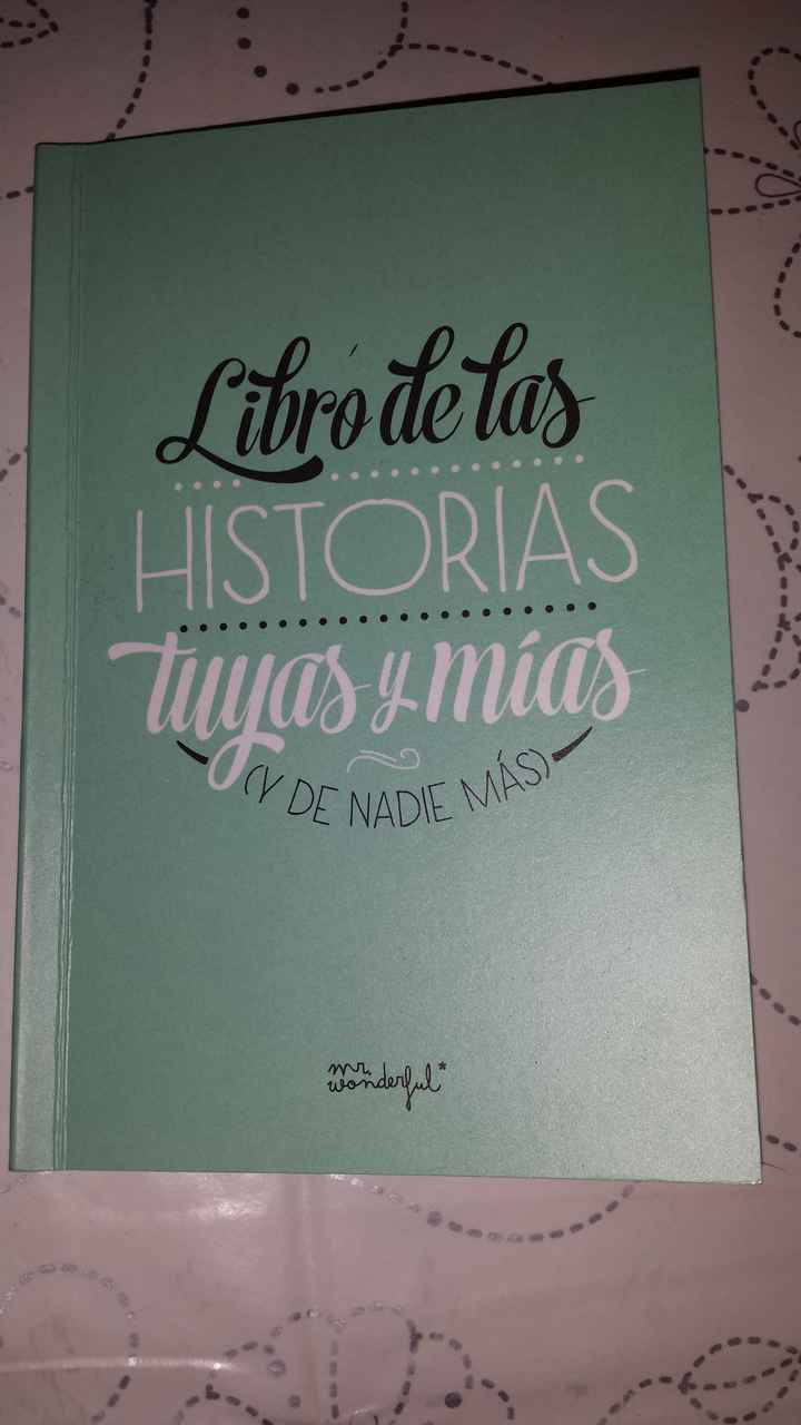 libro de las historias tuyas y mias