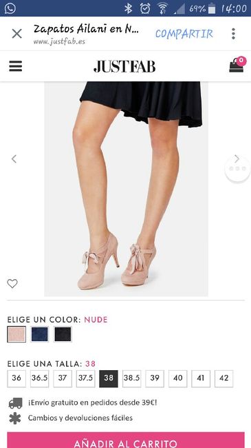 Ya tengo mis zapatos de justfab.com - 2