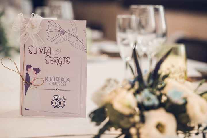 Menú de boda