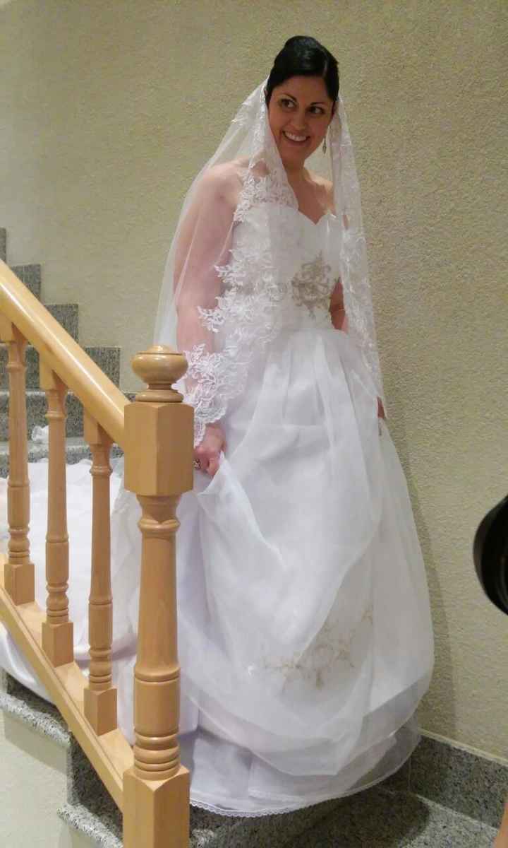 Mi vestido y velo también de Clara Novias