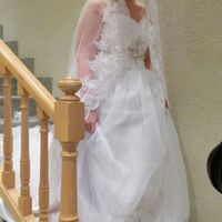 Mi vestido y velo también de Clara Novias