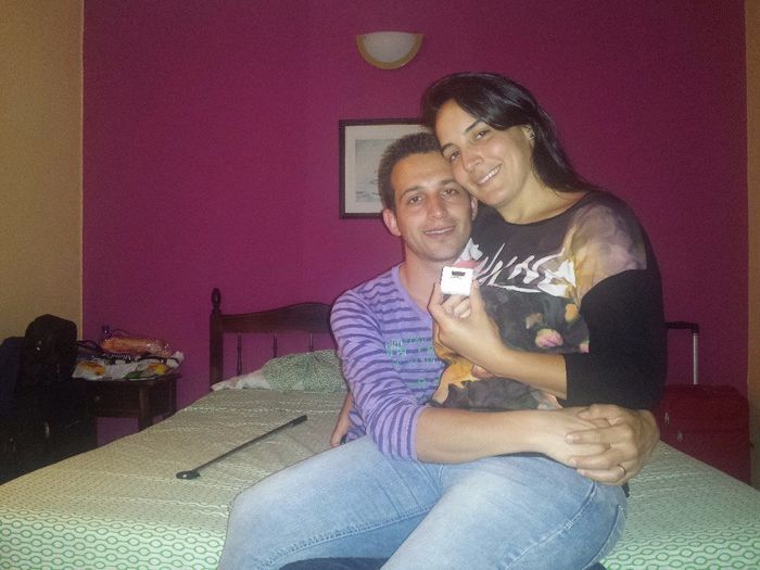 Nuestra primera foto de la Boda