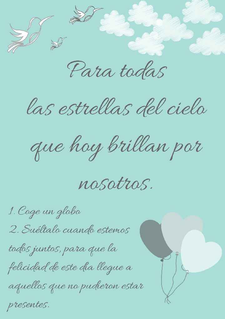 Cartel seres queridos - 1