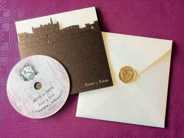 Nuestras invitaciones - boda medieval - 1